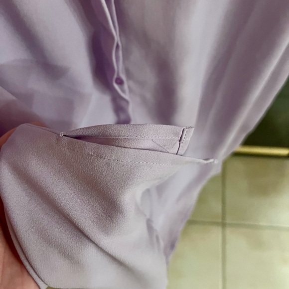 Lane Bryant Lavender Button Down Tank With Jewel Accent Size 22 - Picture 2 of 8